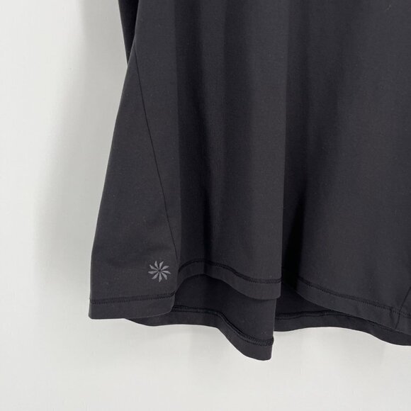 Athleta Womens Mesh Chi Tank Top Size XS Black Athletic Basic Workout Gym Wear - Picture 4 of 14